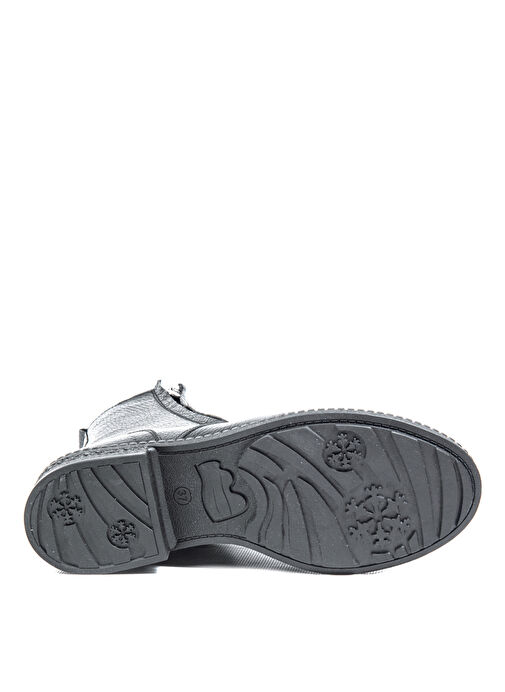 Bulldozer Siyah Kadın Deri Bot BUL-250628 - Görsel 5