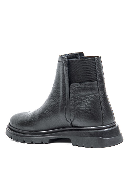 Bulldozer Siyah Kadın Deri Bot BUL-250625 - Görsel 4