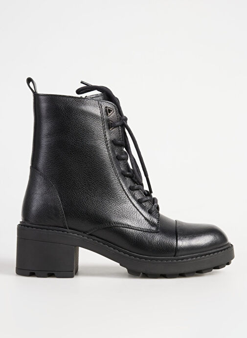 Bulldozer Siyah Kadın Deri Bot BUL-250751 - Görsel 2