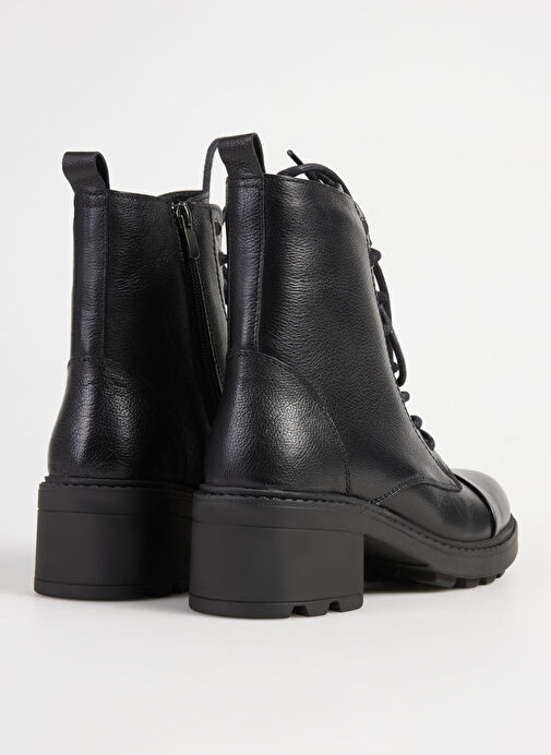 Bulldozer Siyah Kadın Deri Bot BUL-250751 - Görsel 4