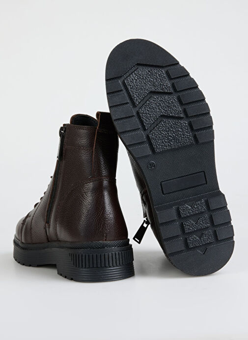 Bulldozer Kahverengi Kadın Deri Bot BUL-250604 - Görsel 5