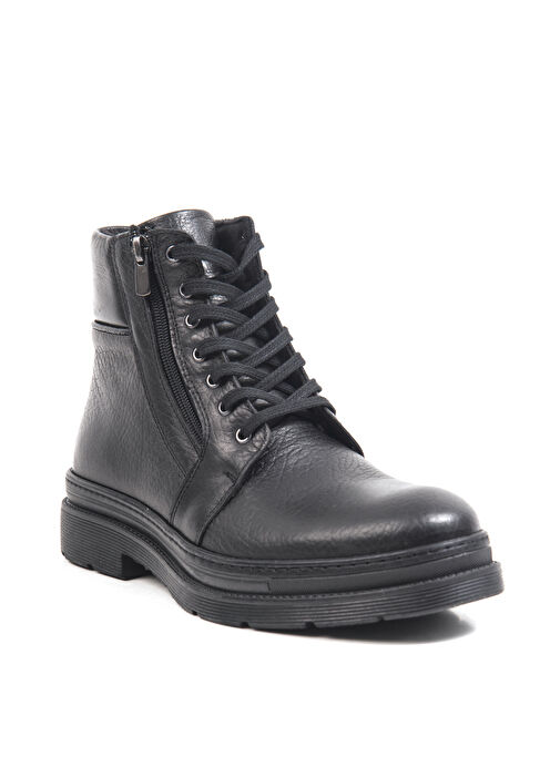 Bulldozer Siyah Erkek Deri Bot BUL-240250 - Görsel 3