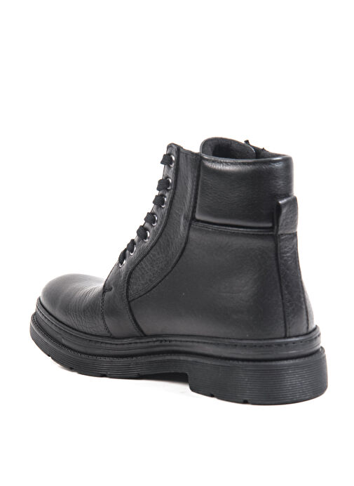 Bulldozer Siyah Erkek Deri Bot BUL-240250 - Görsel 4