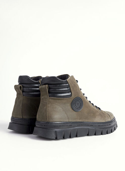 Bulldozer Haki Erkek Deri Bot BUL-250111 - Görsel 4