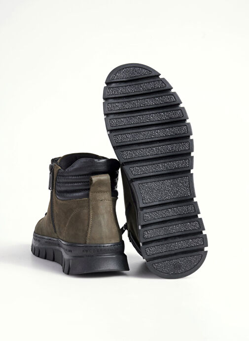 Bulldozer Haki Erkek Deri Bot BUL-250111 - Görsel 5