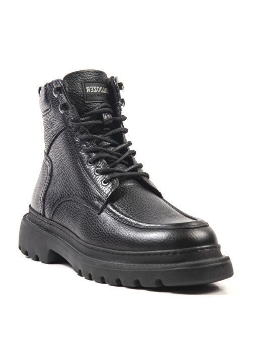 Bulldozer Siyah Erkek Deri Bot BUL-240109 - Görsel 3