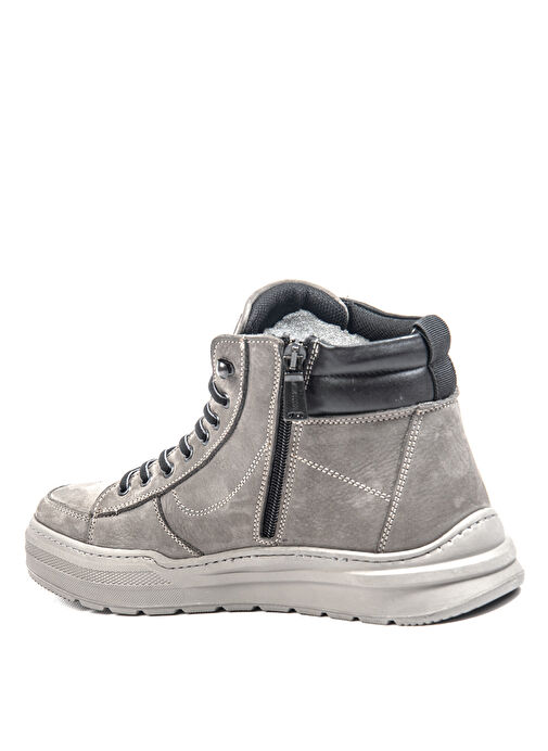 Bulldozer Gri Erkek Deri Bot BUL-250117 - Görsel 4