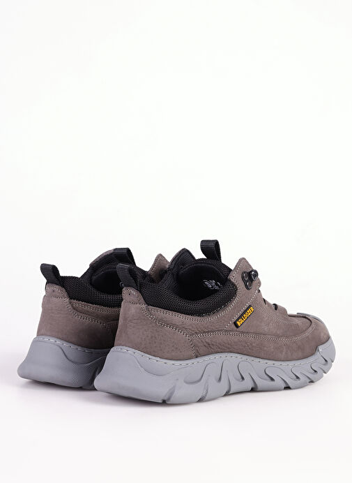 Bulldozer Gri Erkek Deri Sneaker BUL-240003 - Görsel 4