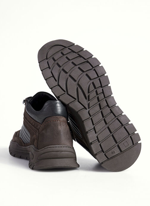 Bulldozer Kahverengi Erkek Deri Bot BUL-250127 - Görsel 5