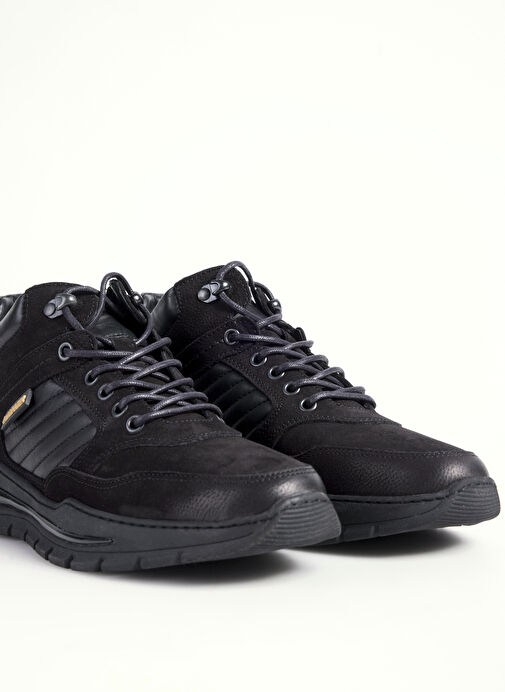 Bulldozer Siyah Erkek Deri Bot BUL-250127 - Görsel 6