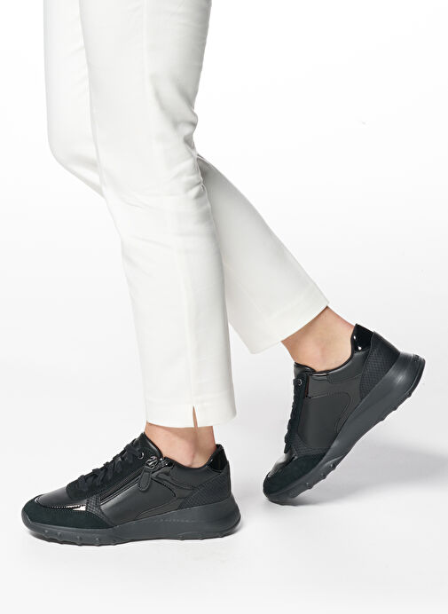Geox Siyah Kadın Sneaker D36LPB05422C9997 - Görsel 11