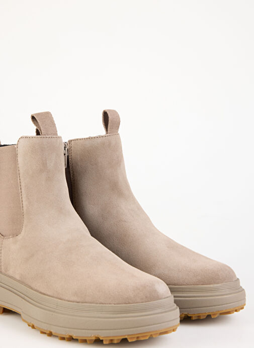 Geox Taupe Kadın Deri Bot D46XMD00022C6029 - Görsel 4