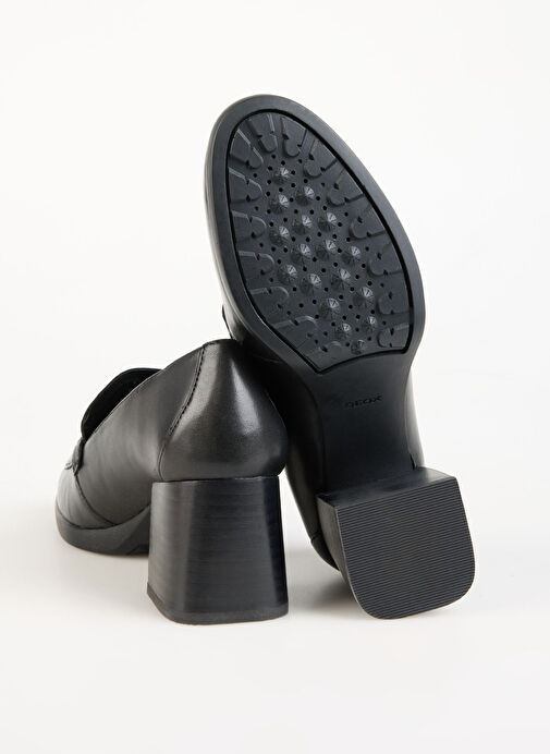 Geox Siyah Kadın Deri Topuklu Ayakkabı D46XBF00043C9999 - Görsel 6