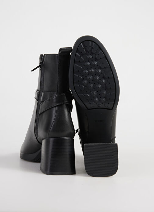 Geox Siyah Kadın Deri Topuklu Bot D46XBA00043C9999 - Görsel 5