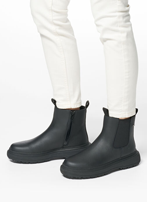 Geox Siyah Kadın Deri Bot D46XMD00085C9999 - Görsel 11