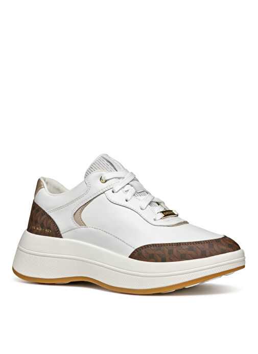 Geox Beyaz Kadın Sneaker D46WTD08504C0356 - Görsel 3