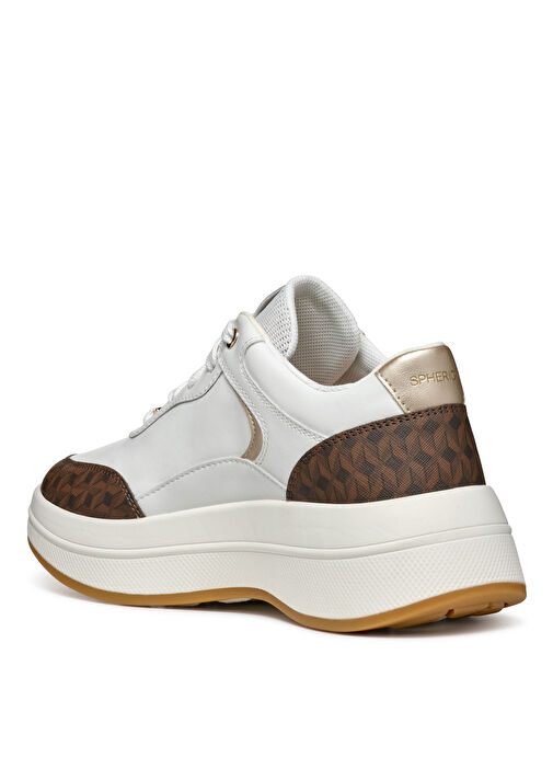 Geox Beyaz Kadın Sneaker D46WTD08504C0356 - Görsel 4