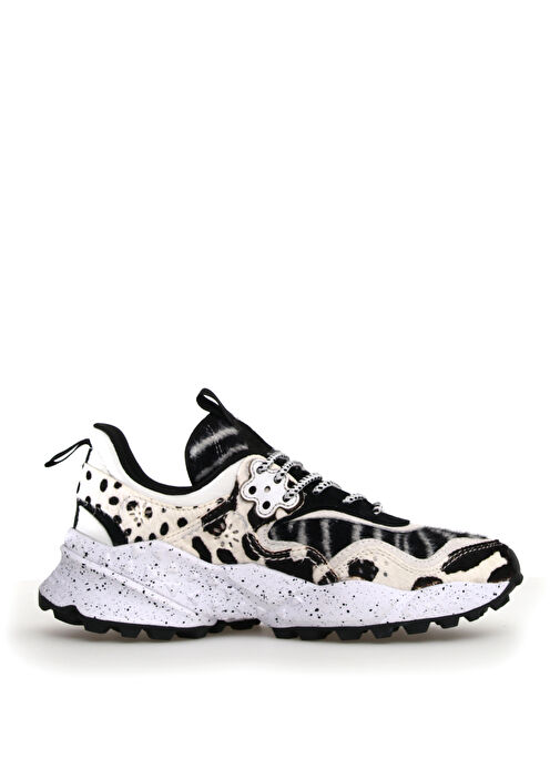 Flower Mountain Siyah-Beyaz Kadın Nubuk Sneaker 1N20 - [001-2017822-13] - Görsel 3