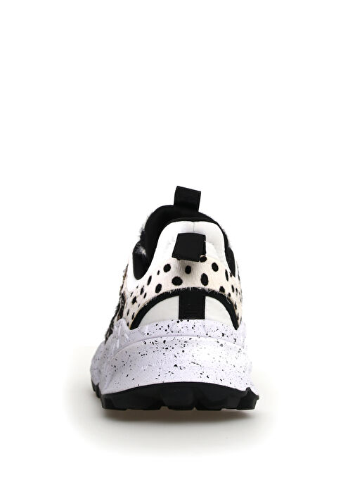 Flower Mountain Siyah-Beyaz Kadın Nubuk Sneaker 1N20 - [001-2017822-13] - Görsel 5