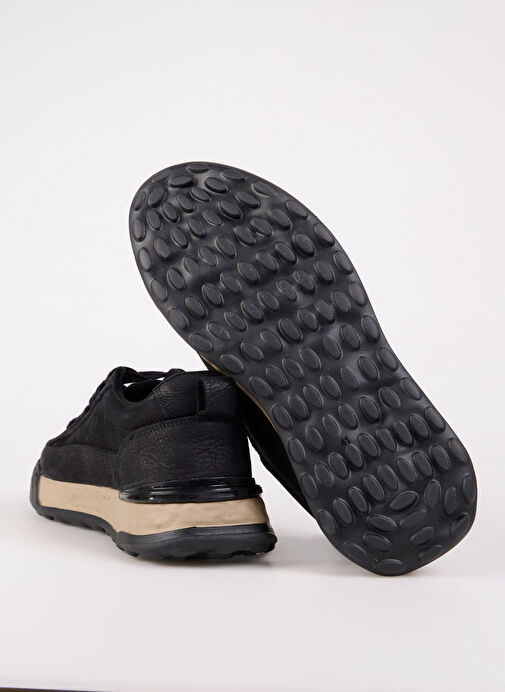 Bulldozer Siyah Erkek Deri Günlük Ayakkabı BUL-250059 - Görsel 5