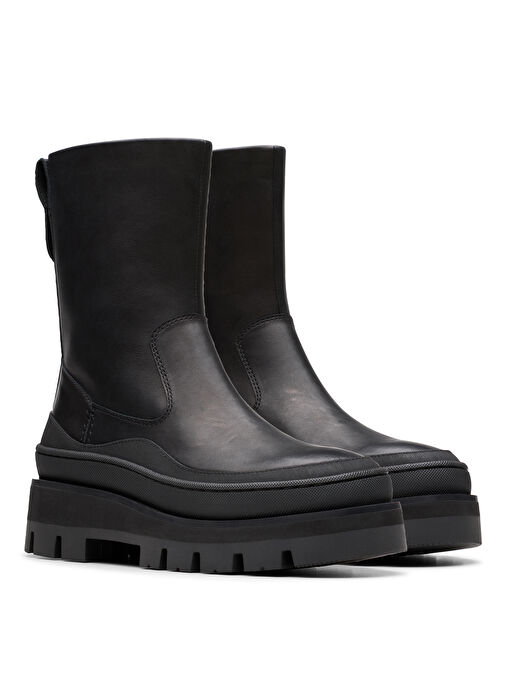Clarks Siyah Kadın Deri Bot 26178883 - Görsel 5
