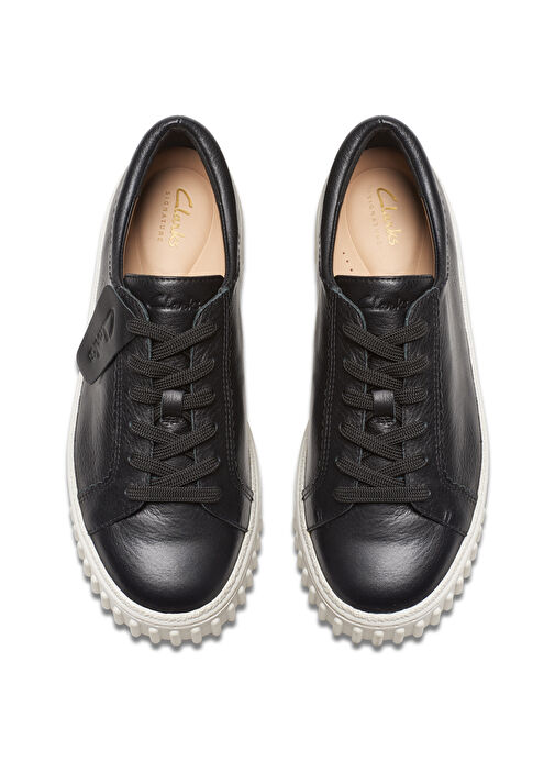 Clarks Siyah Kadın Deri Sneaker 26176436 - Görsel 7