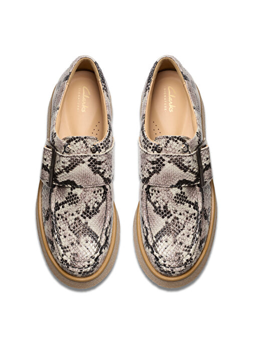 Clarks Çok Renkli Kadın Deri Loafer 26178680 - Görsel 7
