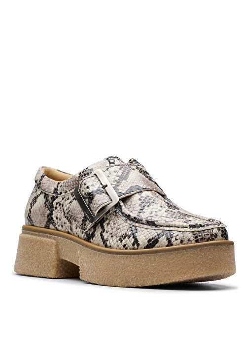 Clarks Çok Renkli Kadın Deri Loafer 26178680 - Görsel 8