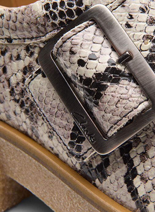 Clarks Çok Renkli Kadın Deri Loafer 26178680 - Görsel 9