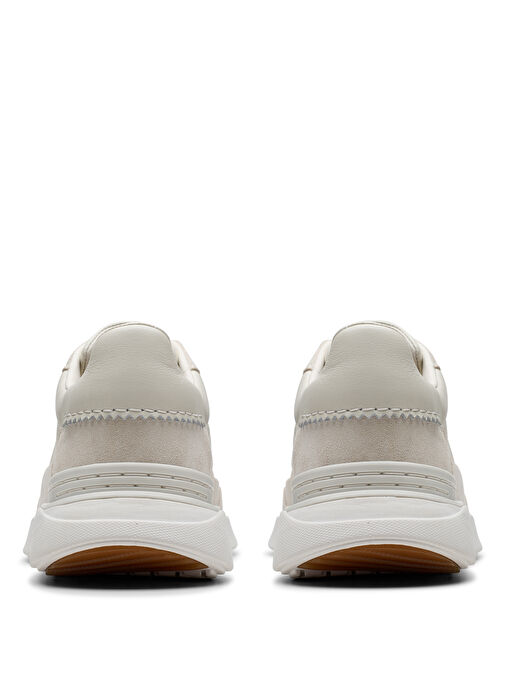Clarks Beyaz Erkek Deri Sneaker Craft Pace - Görsel 7