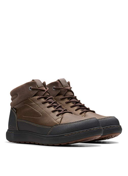 Clarks Koyu Kahverengi Erkek Deri Outdoor Bot Mapstone HiGTX - Görsel 5
