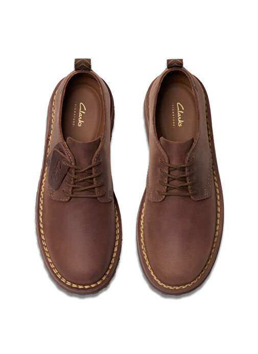 Clarks Kahverengi Erkek Deri Günlük Ayakkabı Solsbury Lace - Görsel 6