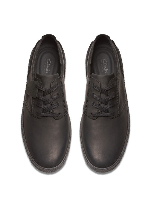 Clarks Siyah Erkek Deri Casual Ayakkabı StreethillLace - Görsel 6