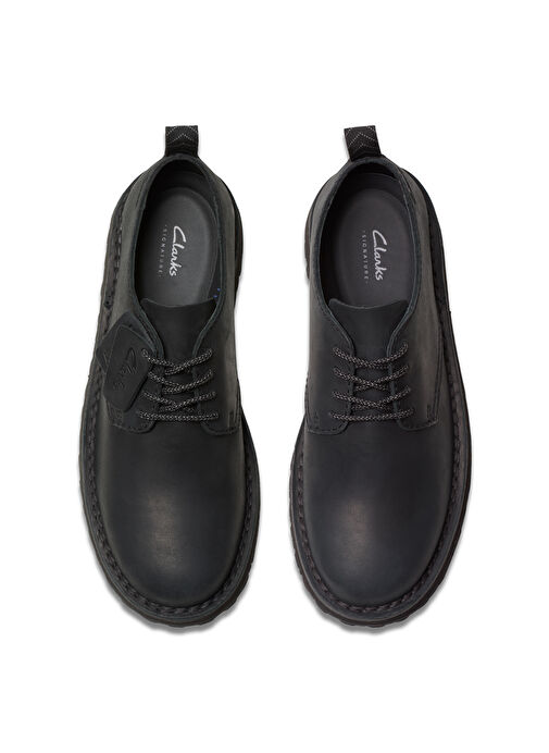 Clarks Siyah Erkek Deri Günlük Ayakkabı Solsbury Lace - Görsel 6