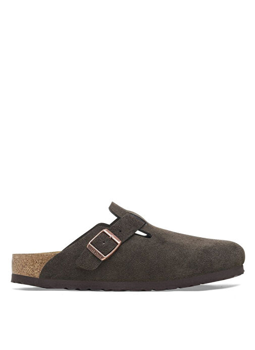 Birkenstock Koyu Kahverengi Kadın Süet Terlik 1027460 - Görsel 2