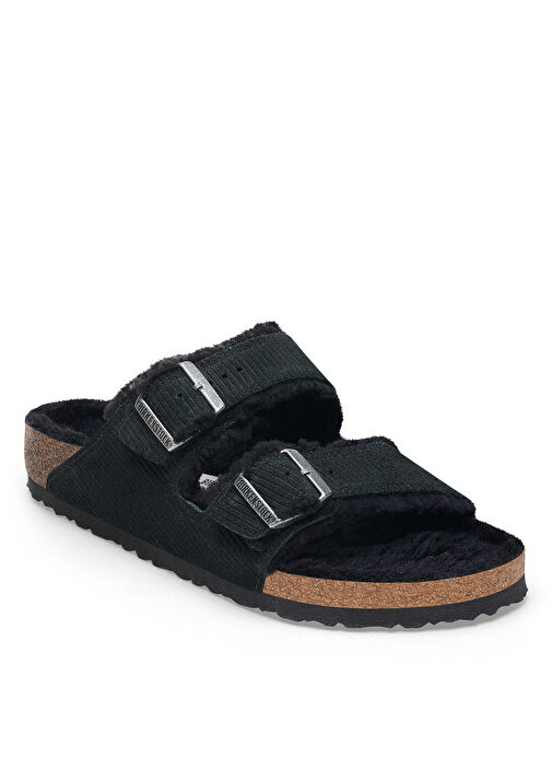 Birkenstock Siyah Kadın Süet Terlik 1028357 - Görsel 3