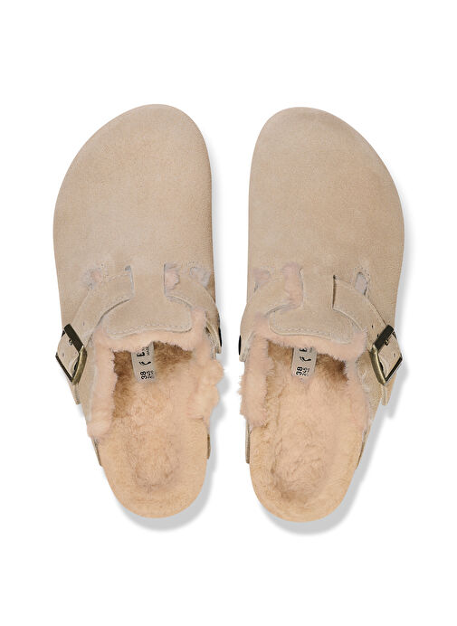 Birkenstock Taupe Kadın Süet Terlik 1028299 - Görsel 4