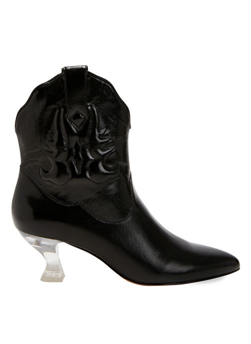 Katy Perry Siyah Kadın Deri Topuklu Bot KP2733 - Görsel 2