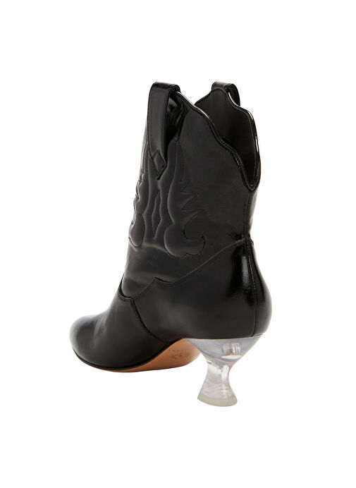 Katy Perry Siyah Kadın Deri Topuklu Bot KP2733 - Görsel 5