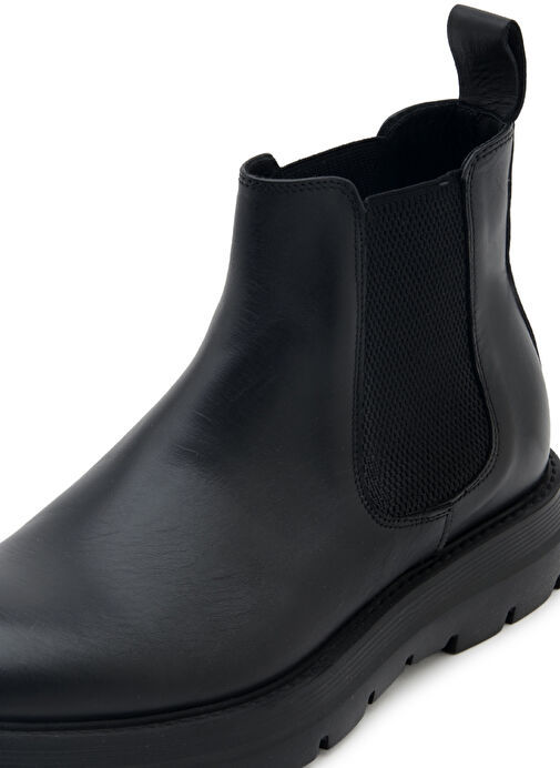 Valentino Siyah Erkek Deri Bot DRESS - Görsel 4