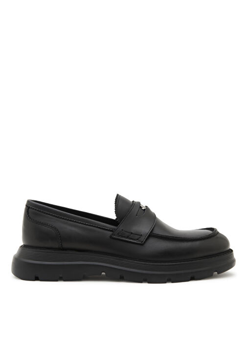 Valentino Siyah Erkek Deri Loafer DRESS - Görsel 2