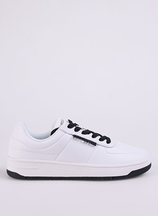 Just Cavalli Beyaz-Siyah Erkek Deri Sneaker FONDO AZULA DIS.8 - Görsel 2