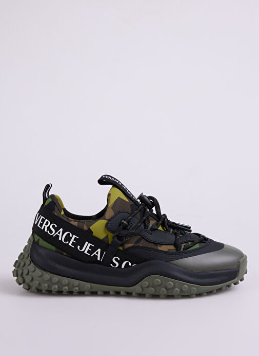 Versace Jeans Couture Siyah-Haki Erkek Sneaker FONDO HYBER DIS. SN2 - Görsel 2