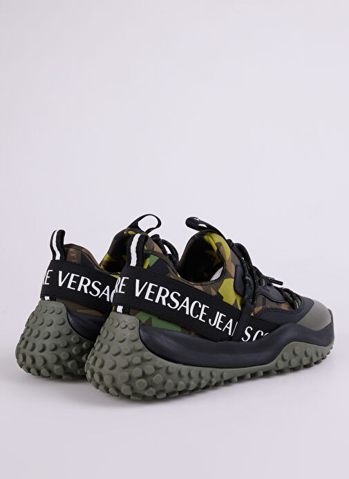 Versace Jeans Couture Siyah-Haki Erkek Sneaker FONDO HYBER DIS. SN2 - Görsel 4