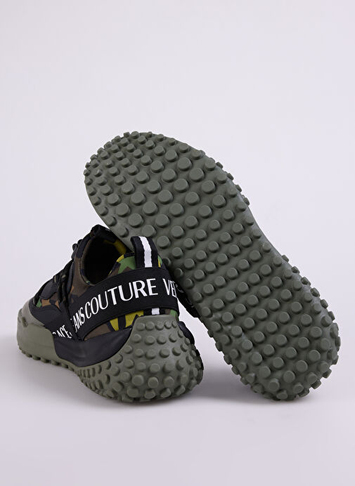 Versace Jeans Couture Siyah-Haki Erkek Sneaker FONDO HYBER DIS. SN2 - Görsel 5