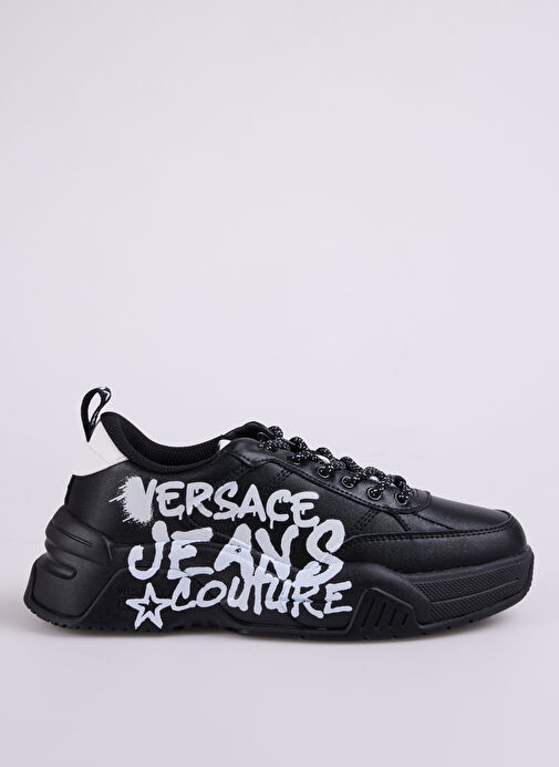 Versace Jeans Couture Beyaz-Siyah Erkek deri Sneaker FONDO STARGAZE DIS. SF1 - Görsel 2