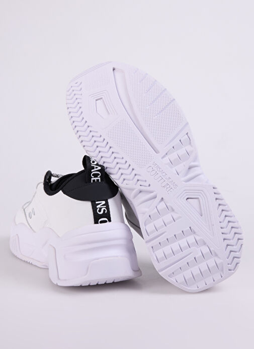 Versace Jeans Couture Siyah-Beyaz Erkek deri Sneaker FONDO STARGAZE DIS. SF1 - Görsel 5