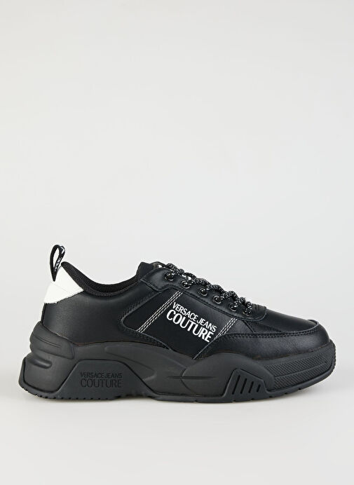 Versace Jeans Couture Beyaz-Siyah Erkek Deri Sneaker FONDO STARGAZE DIS. SF1 - Görsel 2