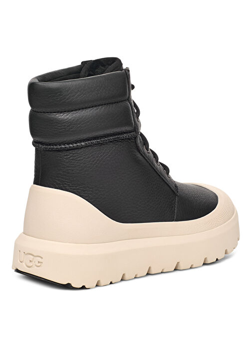 Ugg Siyah-Ekru Erkek Deri Bot Neumel High Weather Hybrid - Görsel 5