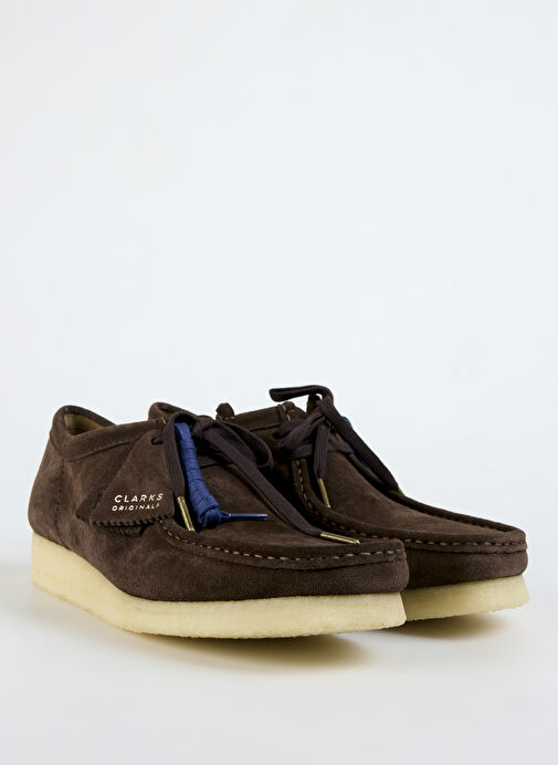 Clarks Kahve Erkek Süet Günlük Ayakkabı Wallabee - Görsel 3